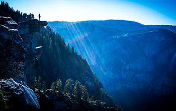 View over moutains